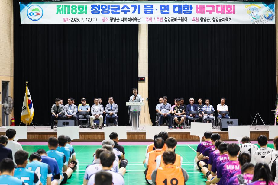 제18회 청양군수기 읍면대항 배구대회(7.12) 이미지