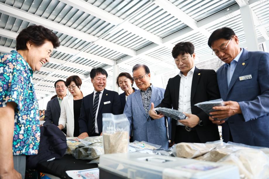 서울 신도림 청양 목요장터 방문(8.7)